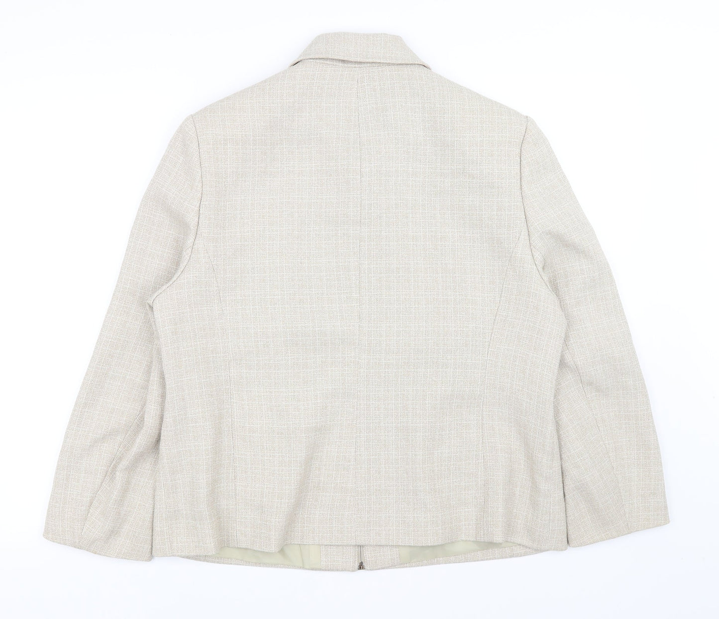 Debenhams Womens Beige   Jacket Coat Size 16