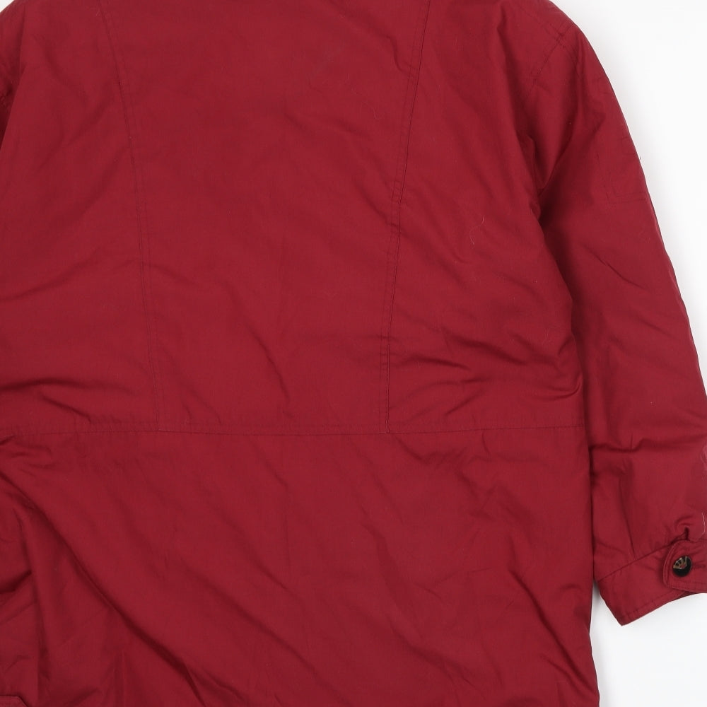 NuAge Womens Red   Rain Coat Coat Size 16
