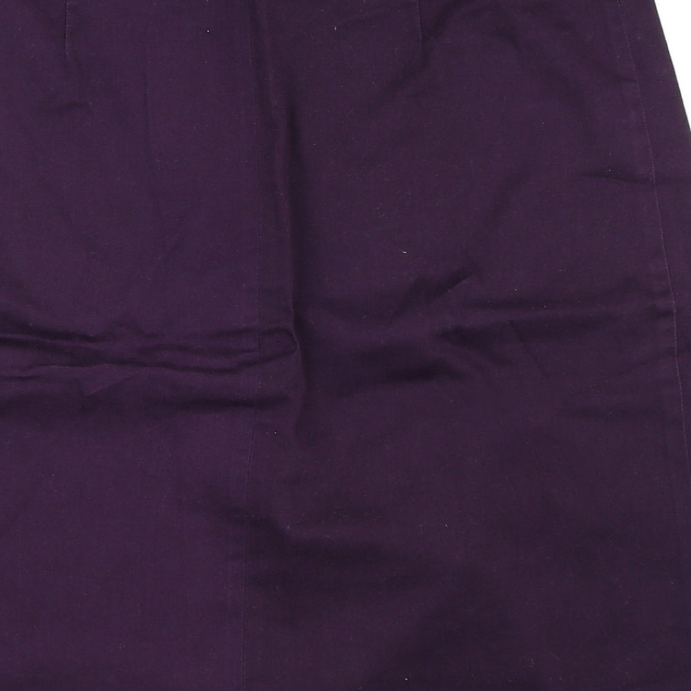 Zara Womens Purple   A-Line Skirt Size M