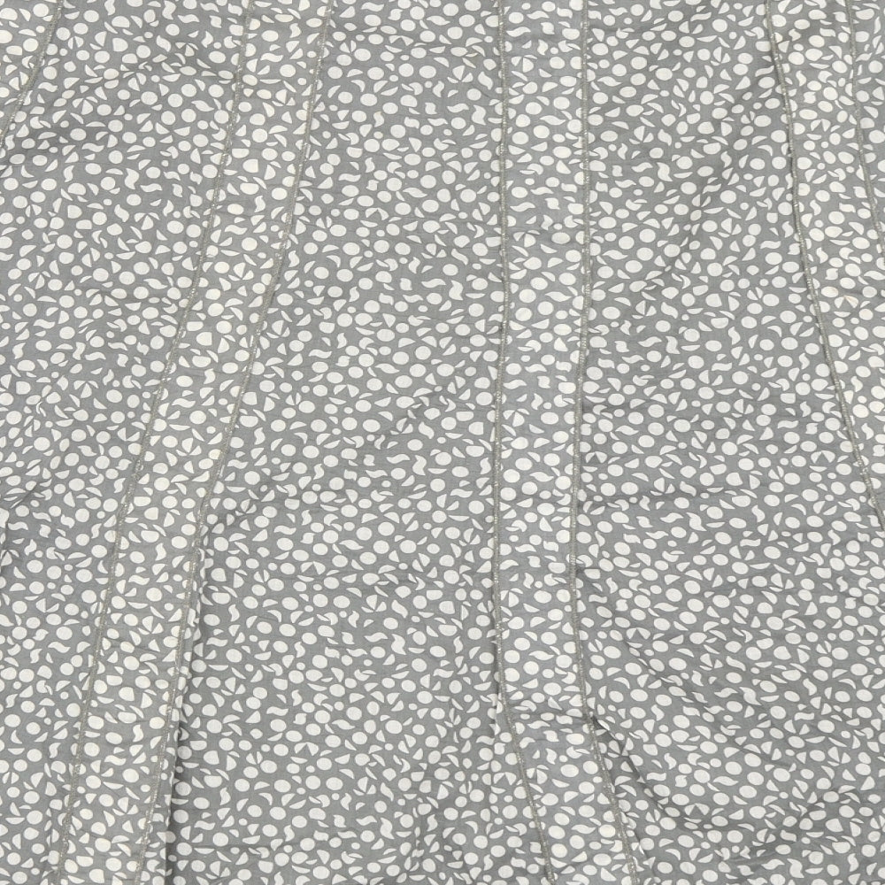 Adini Womens Grey   Flare Skirt Size L