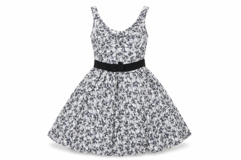 Front view of New Look women’s grey a-line, size UK 8