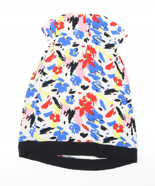 Preworn Girls White   Fit & Flare  Size 7-8 Years