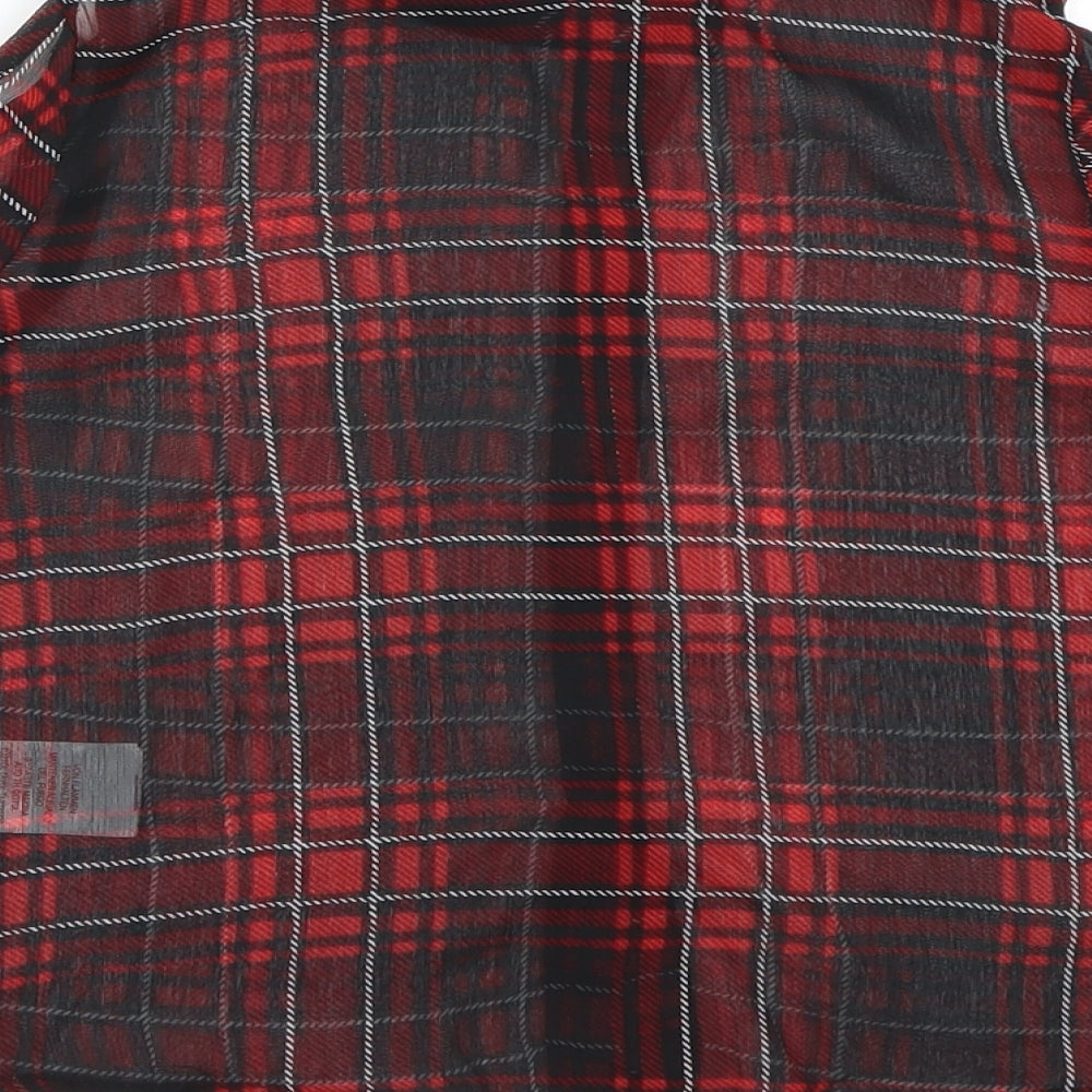 Miss Evie  Girls Black Check  Basic Button-Up Size 9 Years