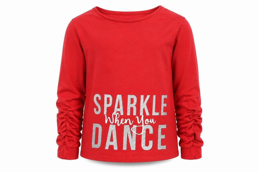 Tu Girls Red   Pullover Jumper Size 9 Years