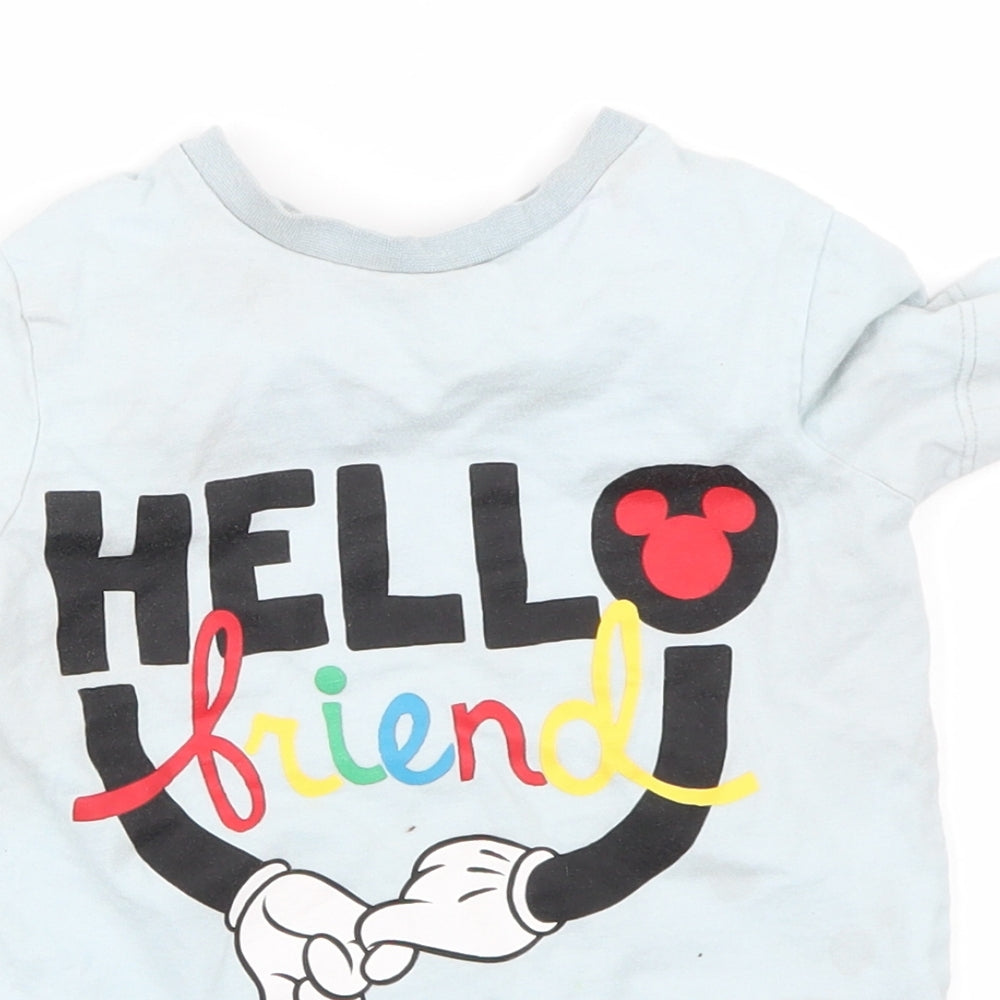 George Boys Blue   Basic T-Shirt Size 2-3 Years