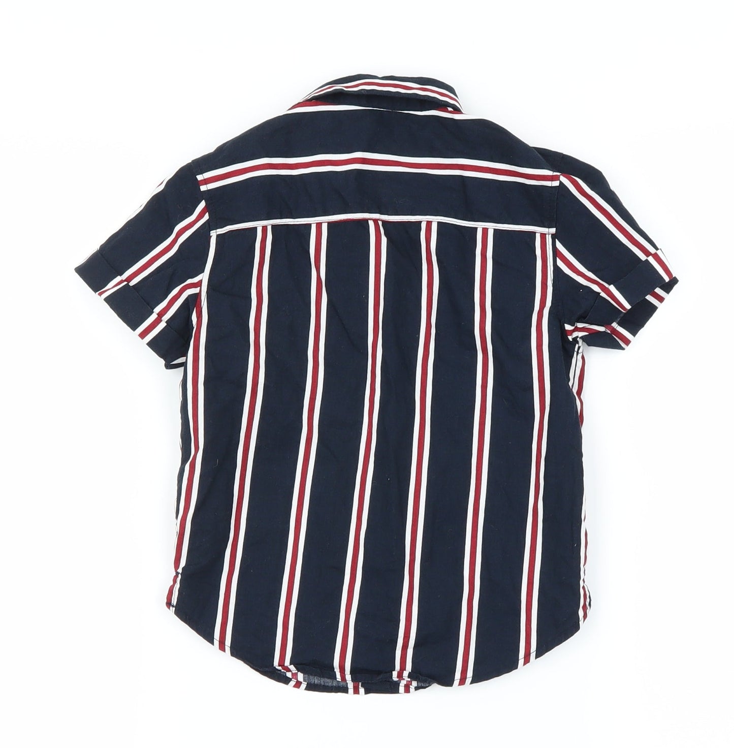 Primark Boys Black Striped  Basic Button-Up Size 2-3 Years