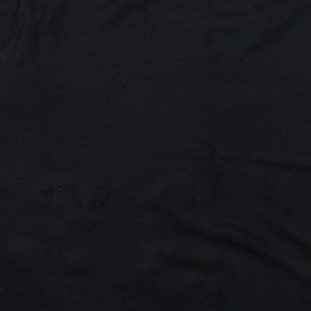 Anna Morello Womens Black Floral  Pullover Jumper Size 16