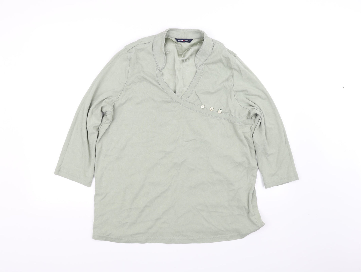 east coat Mens Green    T-Shirt Size 22