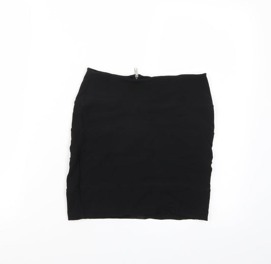 Quiz Womens Black   A-Line Skirt Size 10