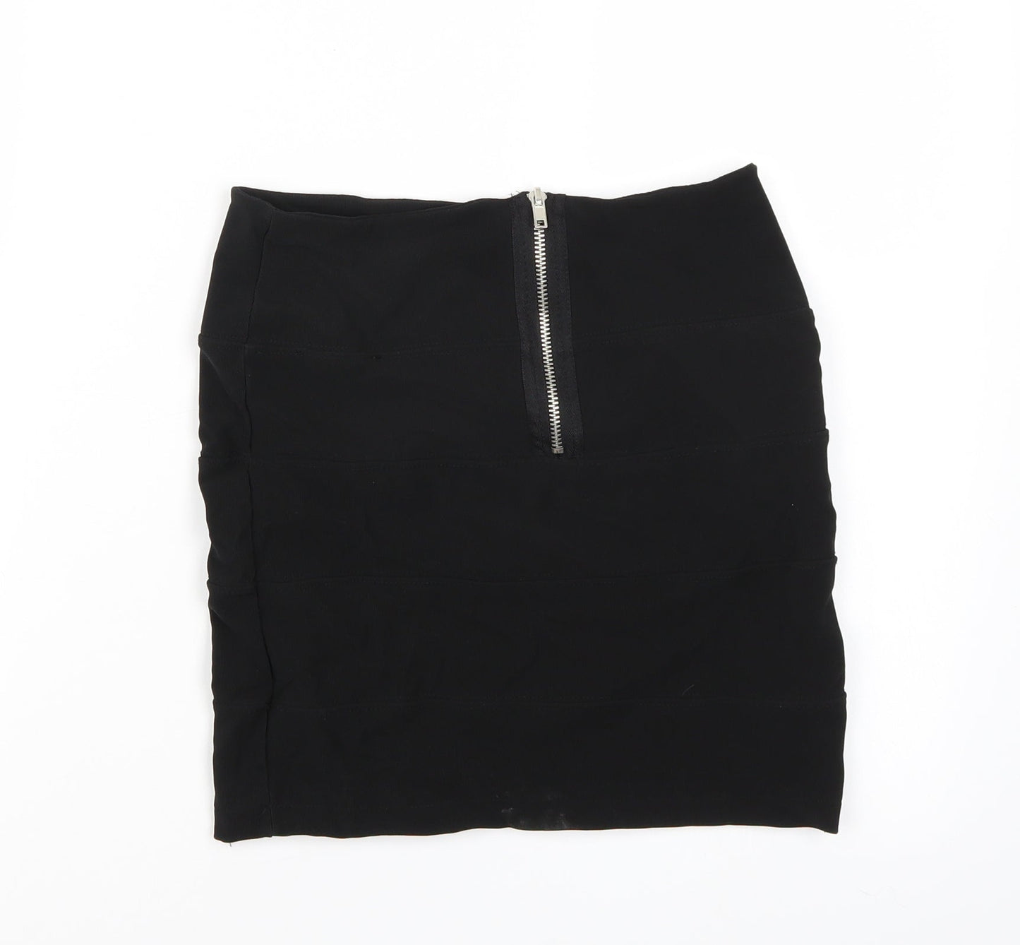 Quiz Womens Black   A-Line Skirt Size 10