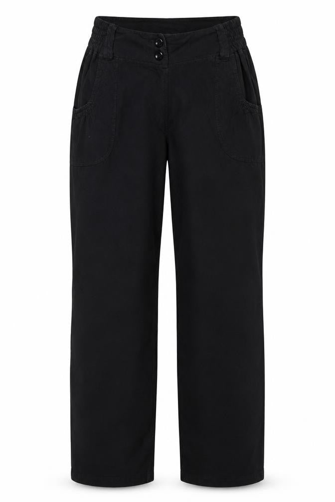 La Cotonniere Womens Black   Trousers  Size M L30 in