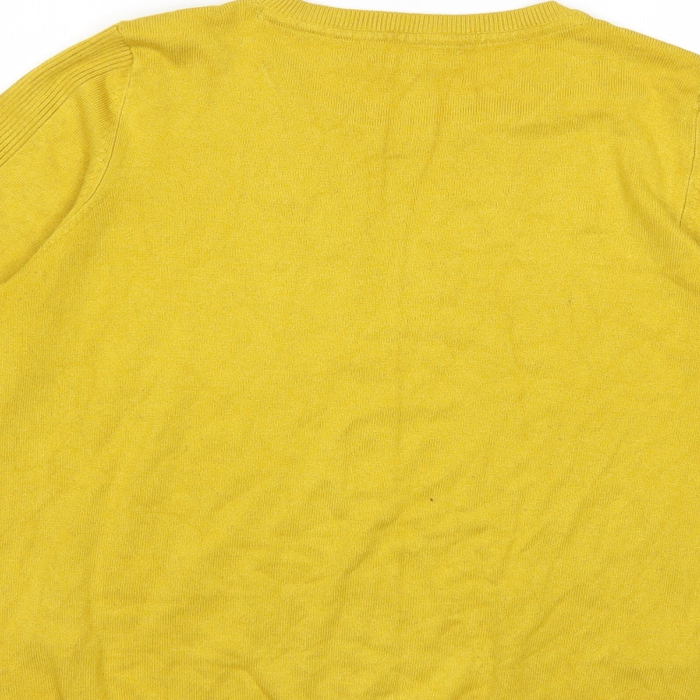 Red Herring Womens Yellow   Pullover Jumper Size 16