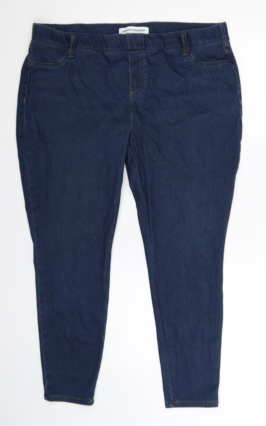 Amazon Womens Blue  Denim Jegging Jeans Size XL L28 in