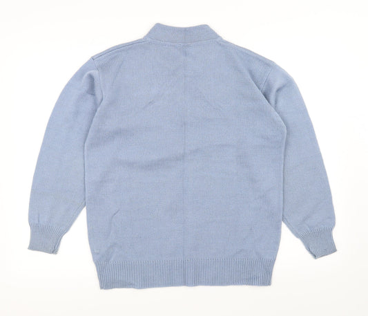 Compliments Womens Blue   Pullover Jumper Size 12