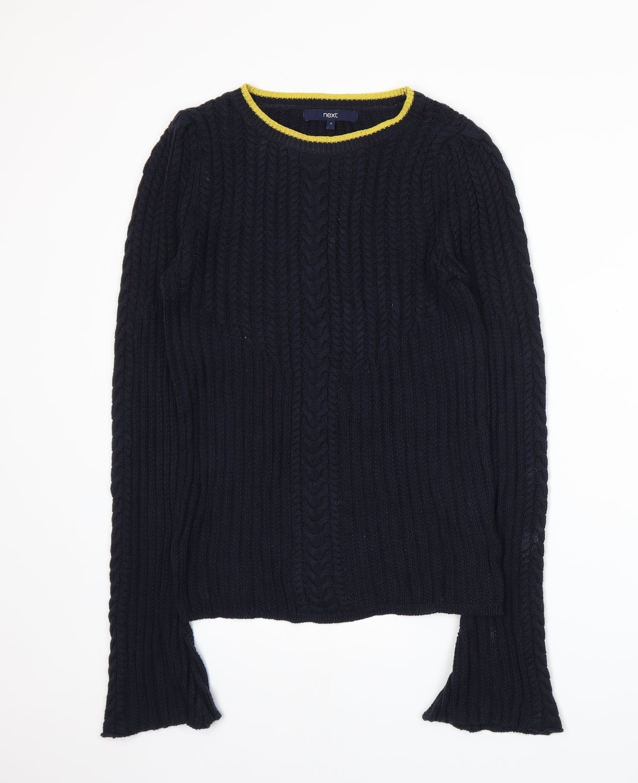 NEXT Womens Blue  Knit Pullover Jumper Size 8