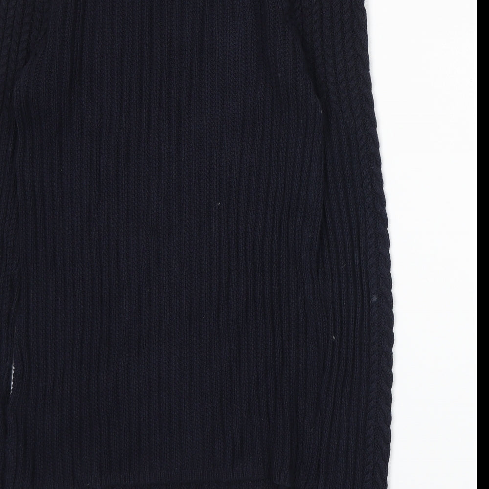 NEXT Womens Blue  Knit Pullover Jumper Size 8