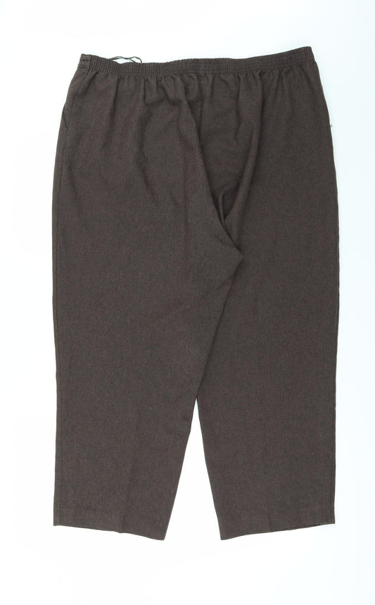 BM Womens Brown   Trousers  Size 20 L25 in