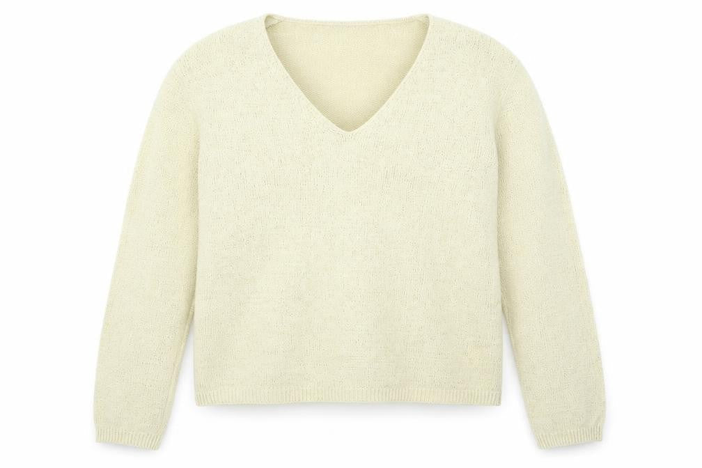 Mango Womens White   Pullover Jumper Size M