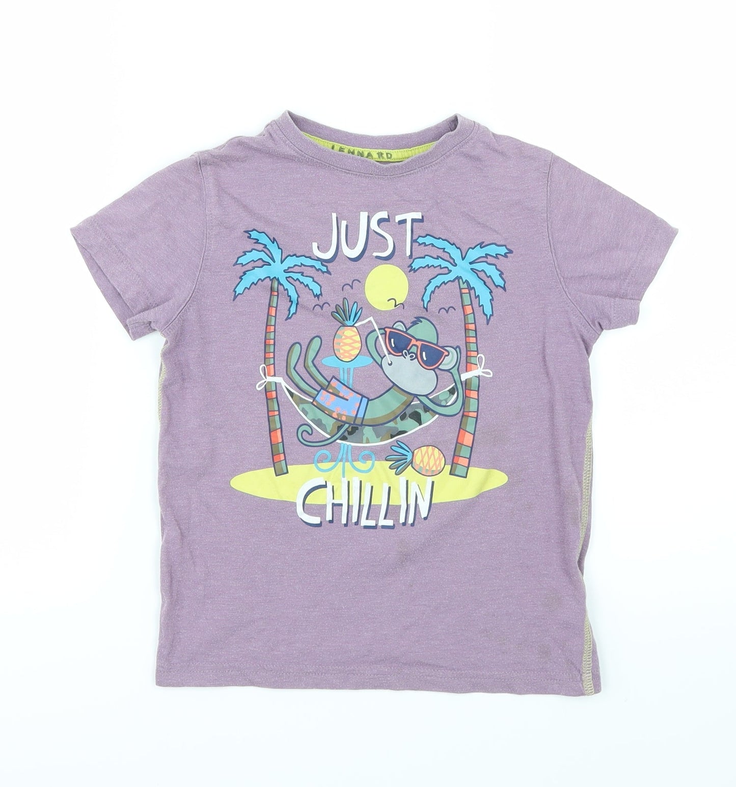 NEXT Girls Purple   Basic T-Shirt Size 5 Years