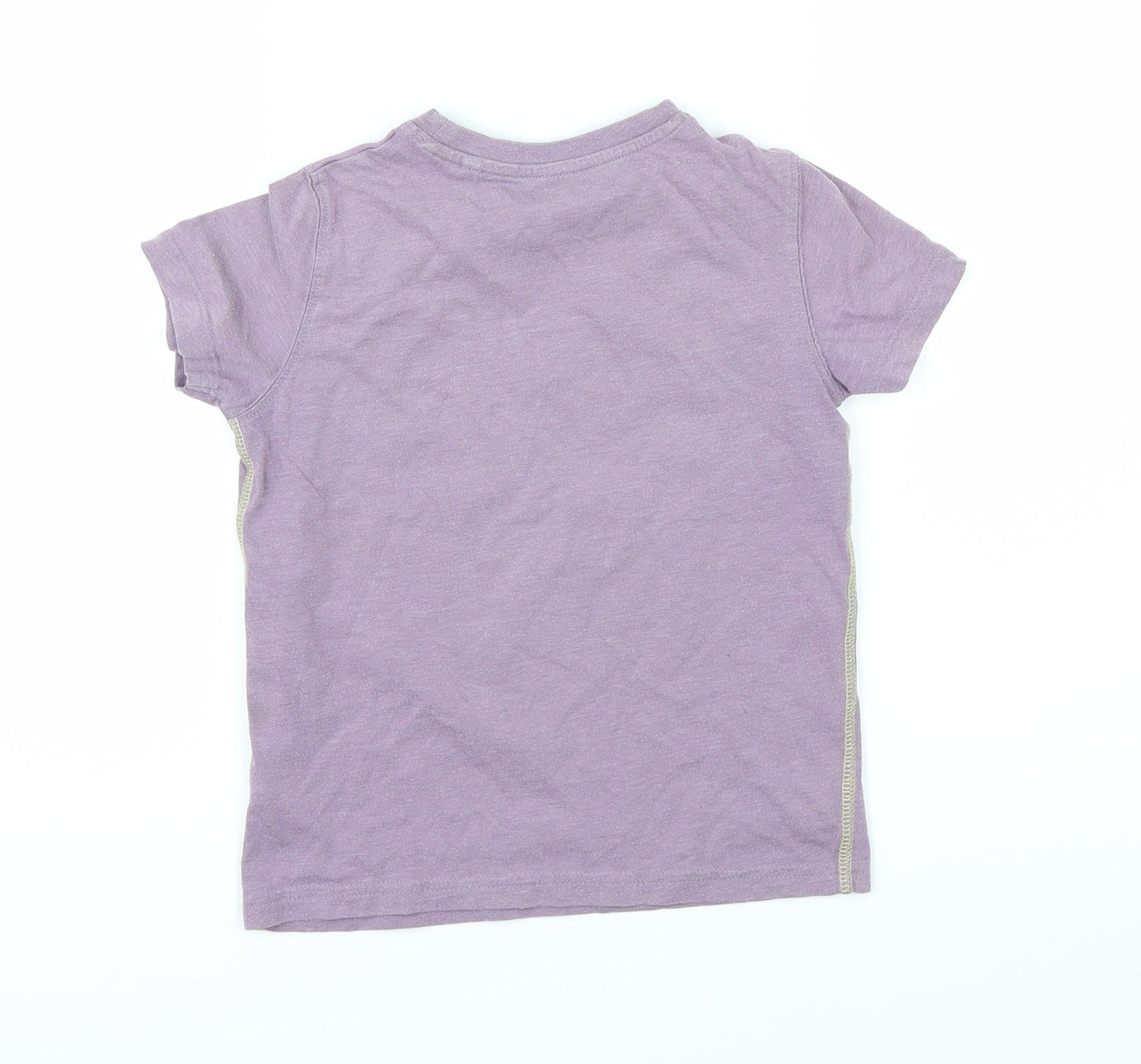 NEXT Girls Purple   Basic T-Shirt Size 5 Years