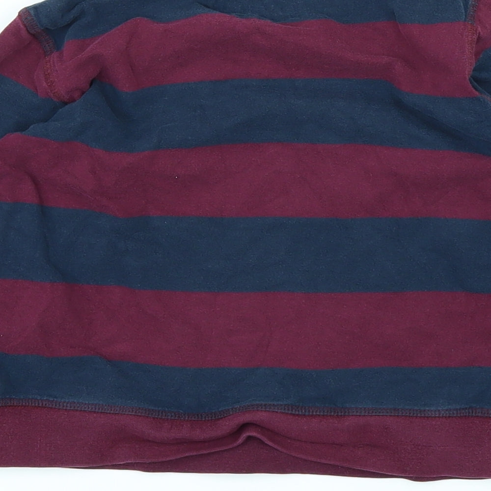 NEXT Boys Purple Striped  Basic T-Shirt Size 5 Years