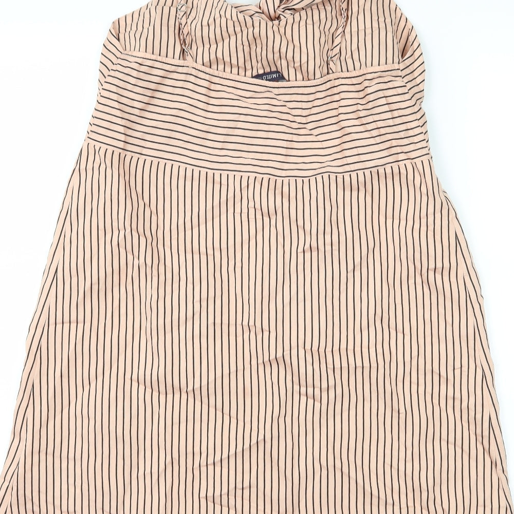 Marks and Spencer Womens Pink Striped  Shift  Size 8