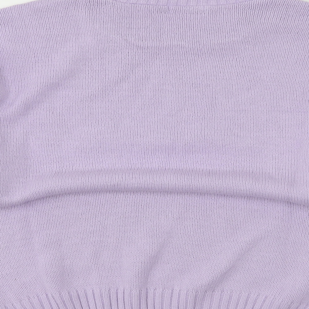 Nasty Gal Womens Purple   Pullover Jumper Size M