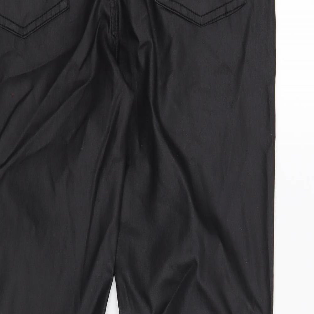 24/7 Authentic Denim Womens Black   Skinny Jeans Size 12 L29 in