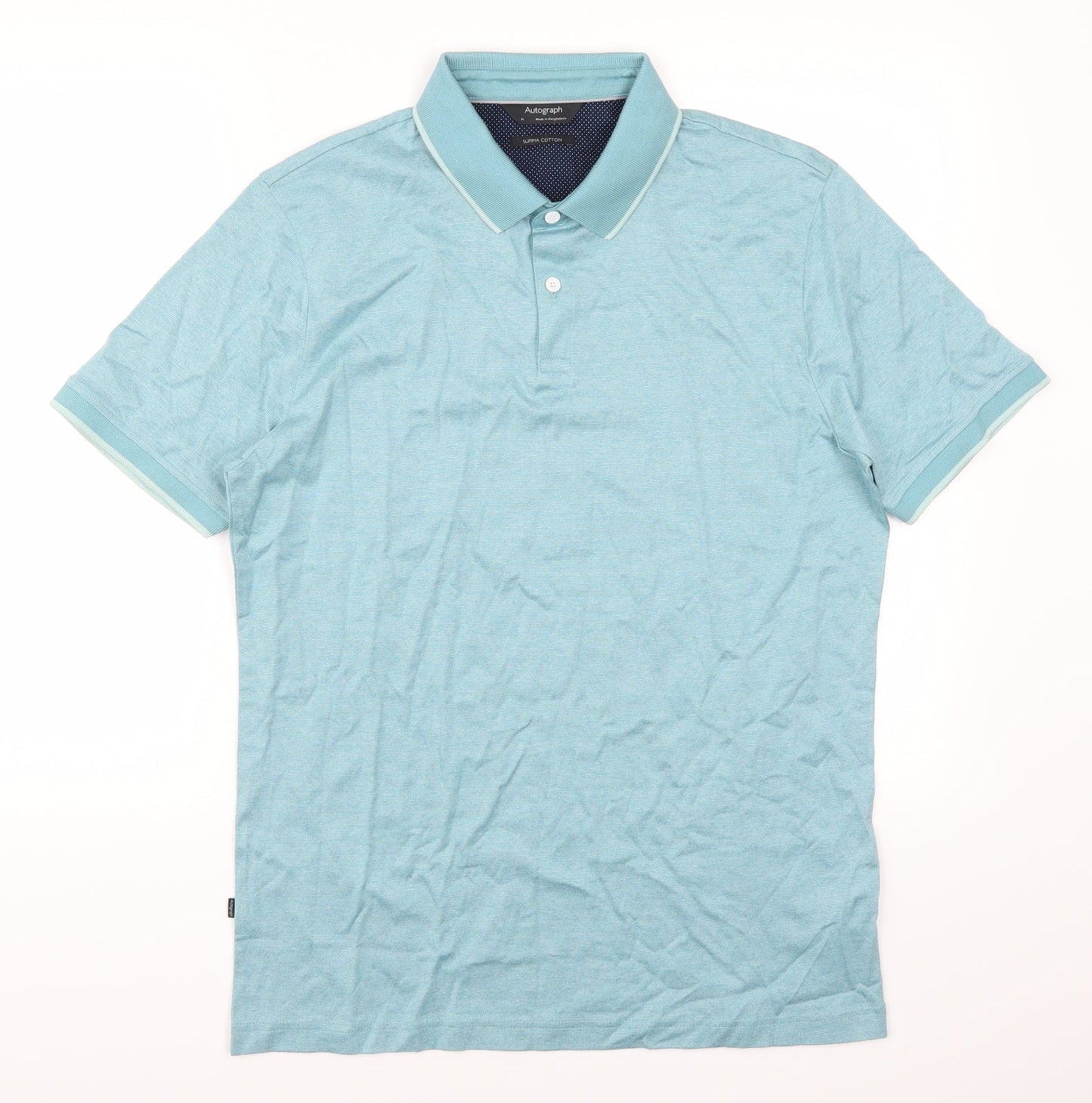 Marks and Spencer Mens Blue    Polo Size M