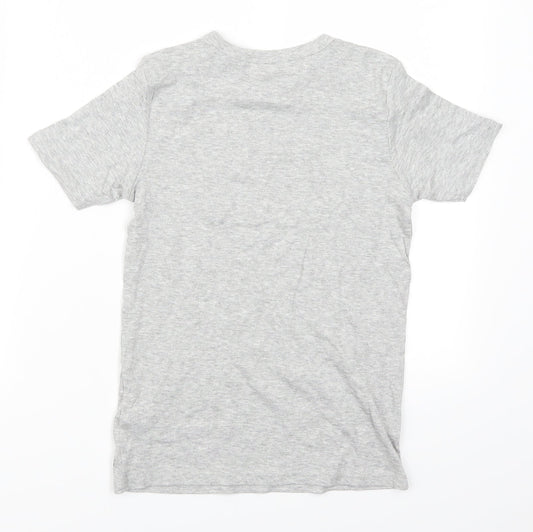 NEXT Girls Grey   Basic T-Shirt Size 9-10 Years
