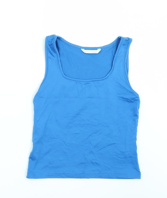 ameranto Womens Blue   Basic T-Shirt Size 12
