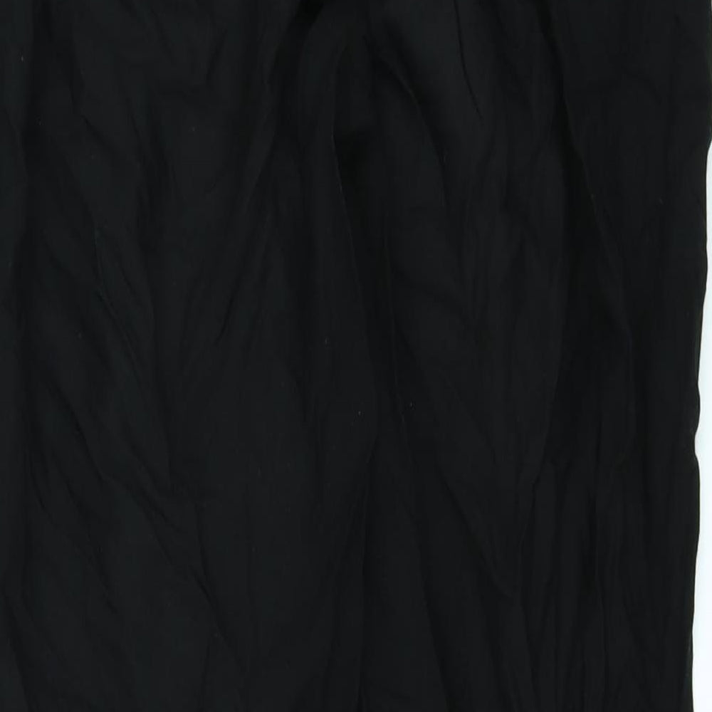 H&M Womens Black   Trousers  Size 8 L27 in