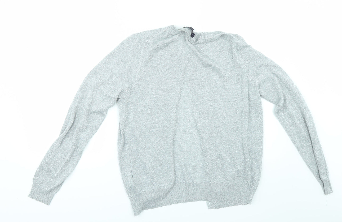 Marks and Spencer Womens Silver   Cape Jumper Size 14