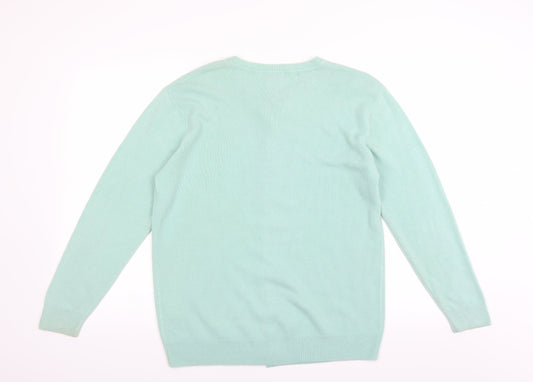 Le Bon Marché Womens Green   Cardigan Jumper Size M