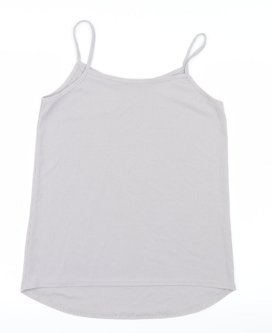Boohoo Womens Grey   Camisole T-Shirt Size 14