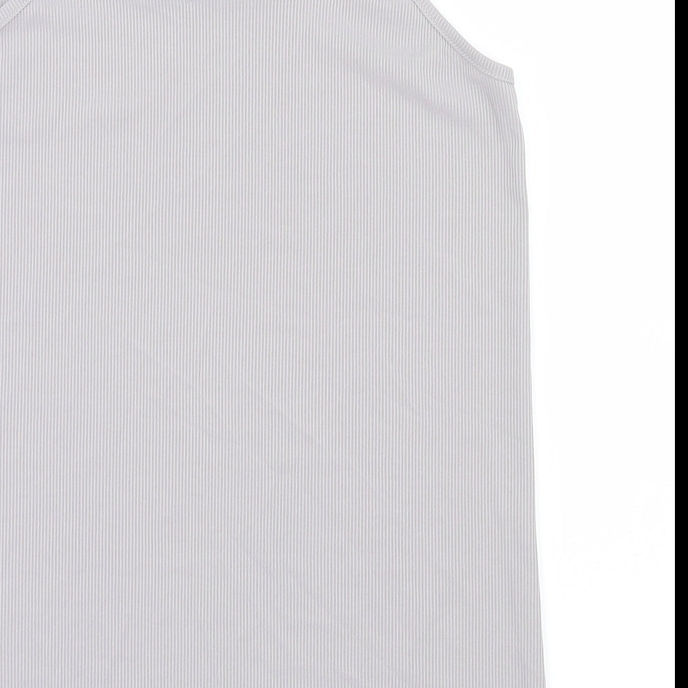 Boohoo Womens Grey   Camisole T-Shirt Size 14