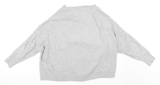 Zara Womens Grey   Pullover Jumper Size M