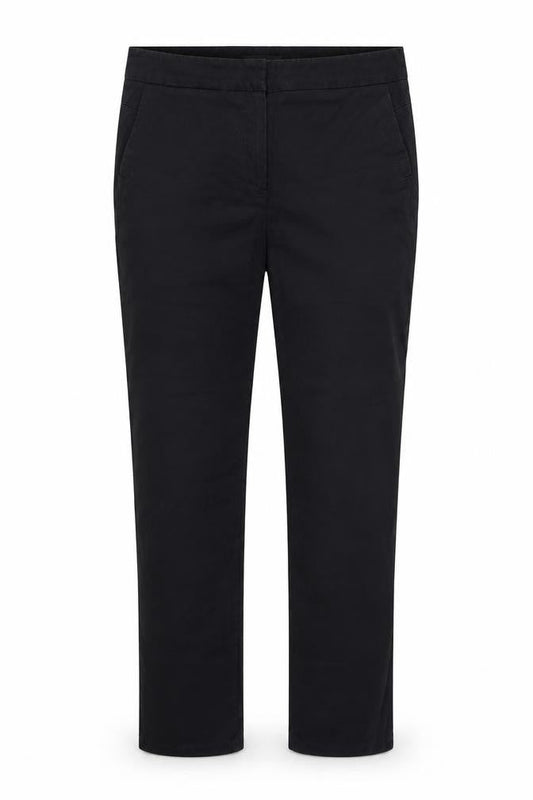 Marks and Spencer Womens Black   Chino Trousers Size M L26 in