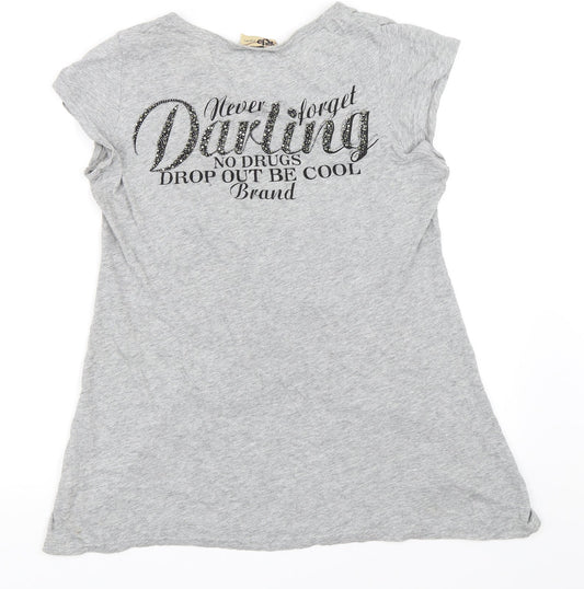 RB Womens Grey   Basic T-Shirt Size M