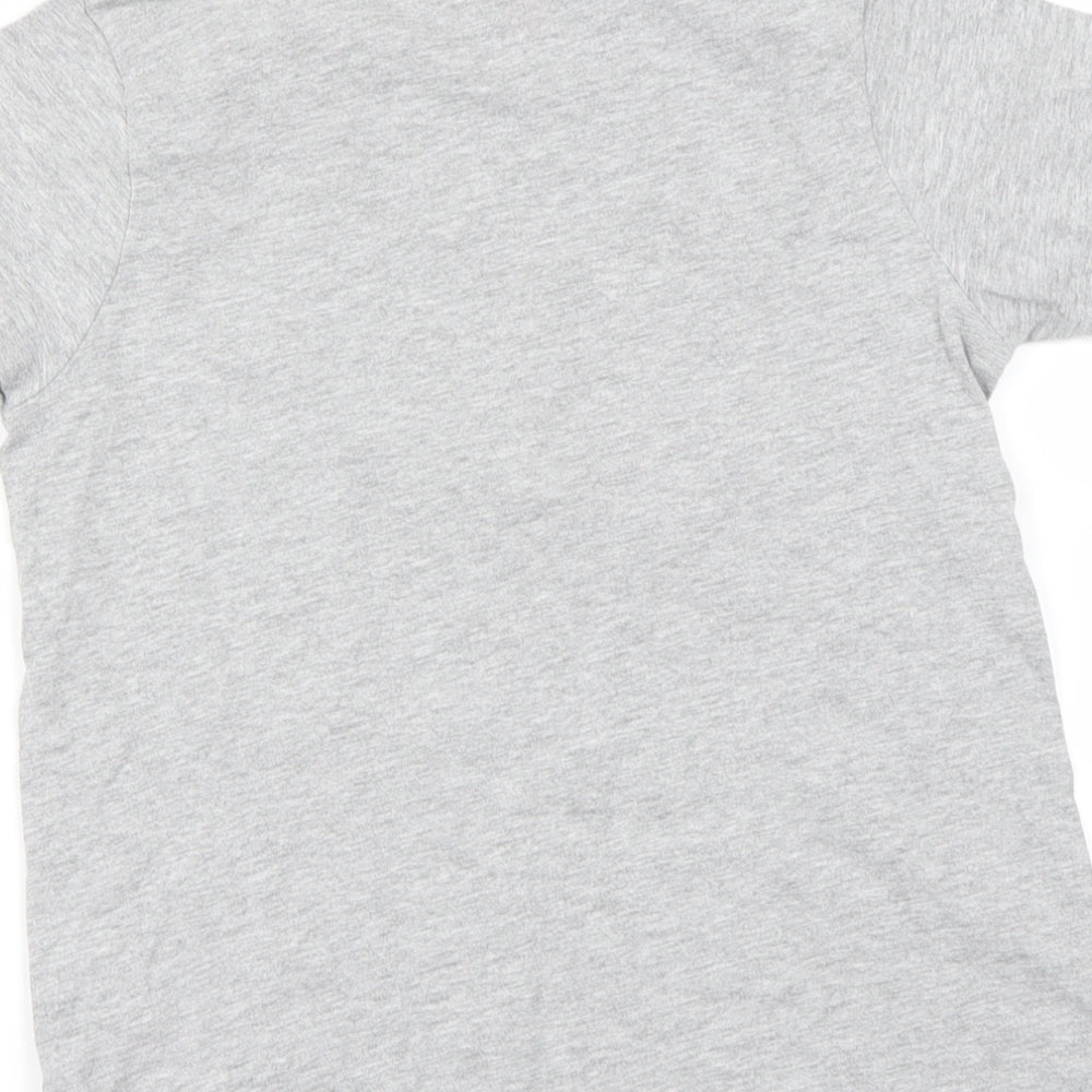 Preworn Girls Grey   Basic T-Shirt Size 12 Years