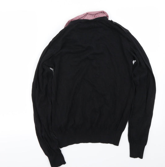 River Island Womens Black   Pullover Jumper Size S