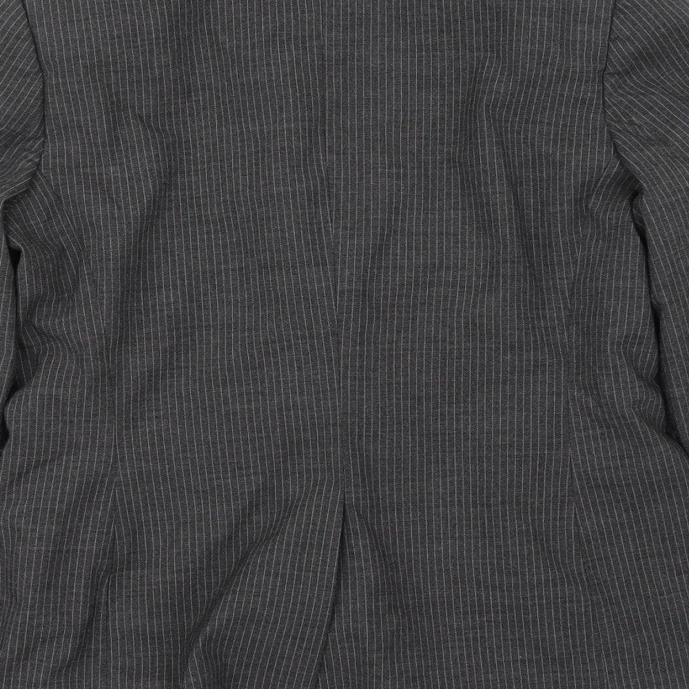 H&M Womens Grey   Jacket Blazer Size 12