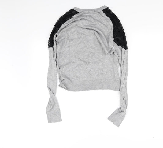 Select Womens Grey   Basic T-Shirt Size 10