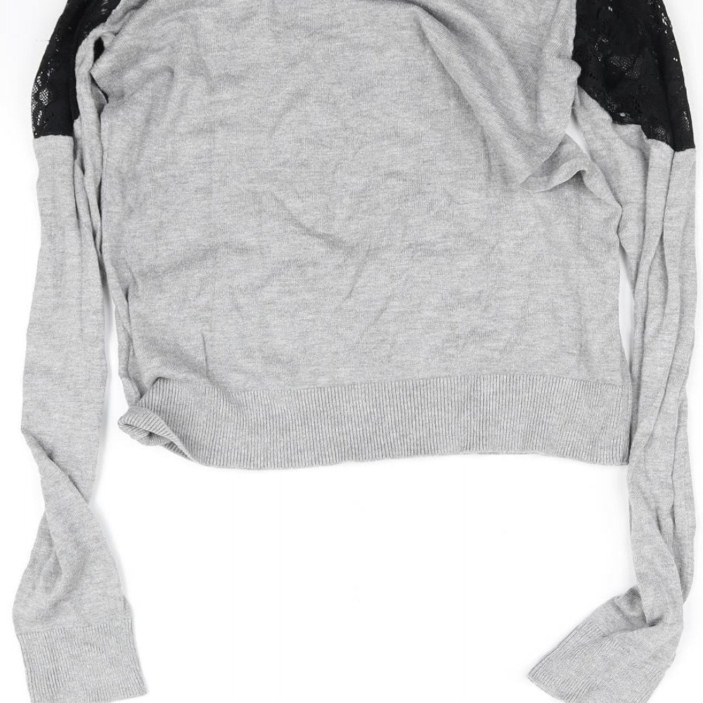 Select Womens Grey   Basic T-Shirt Size 10