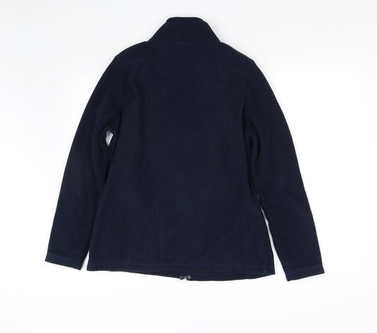 Preworn Womens Blue   Full Zip Jumper Size M