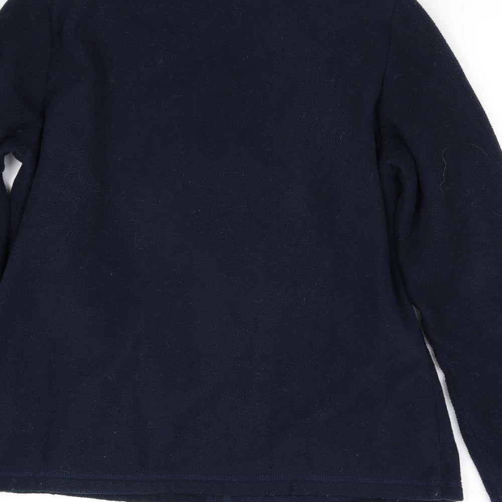 Preworn Womens Blue   Full Zip Jumper Size M