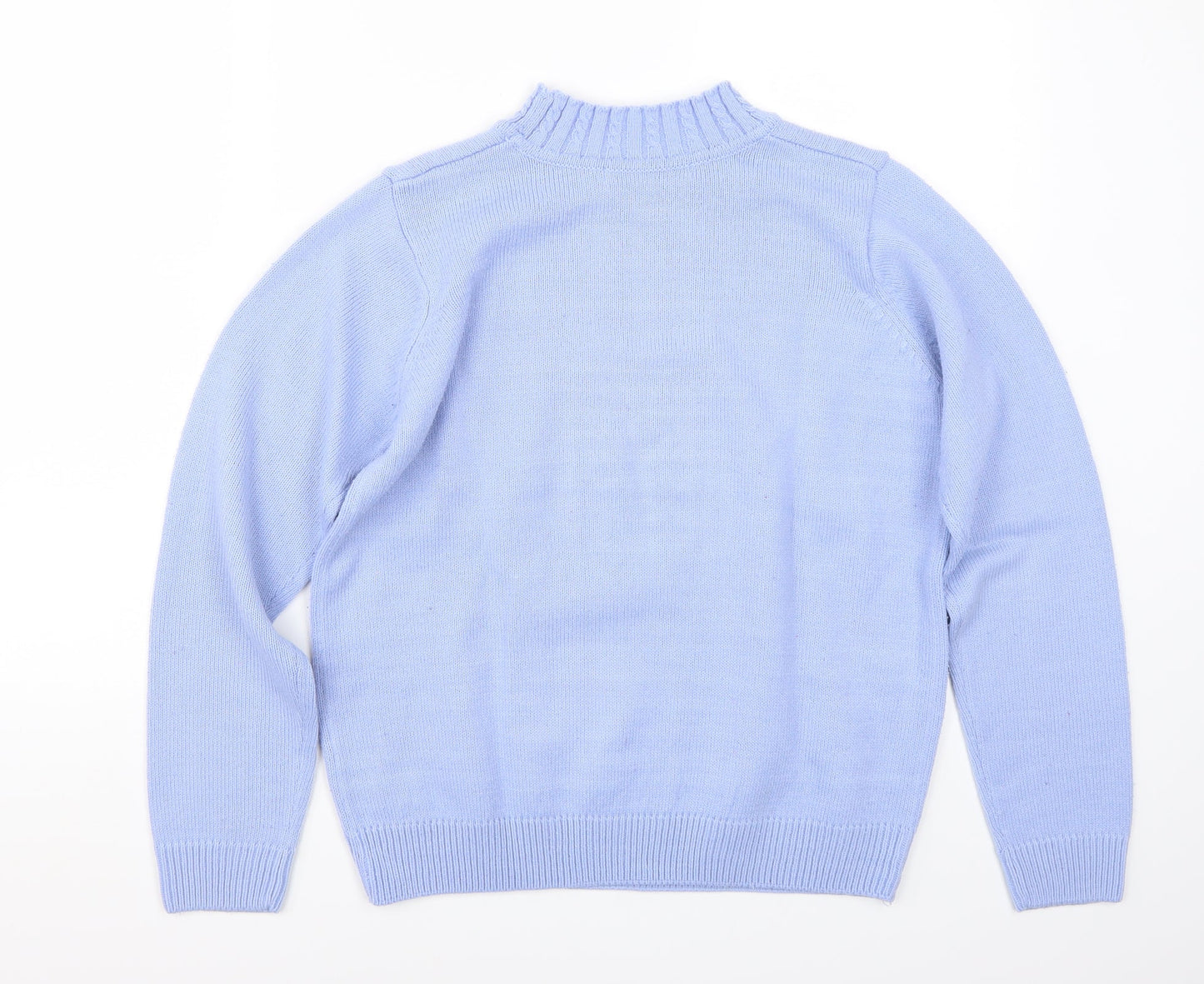 Isle Womens Purple   Pullover Jumper Size S