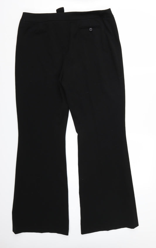 Denenhams Womens Black   Trousers  Size 14 L29 in