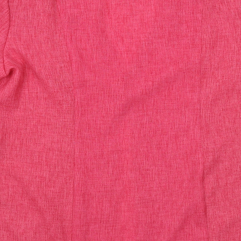 Frankenwalder Womens Pink   Jacket Blazer Size 12