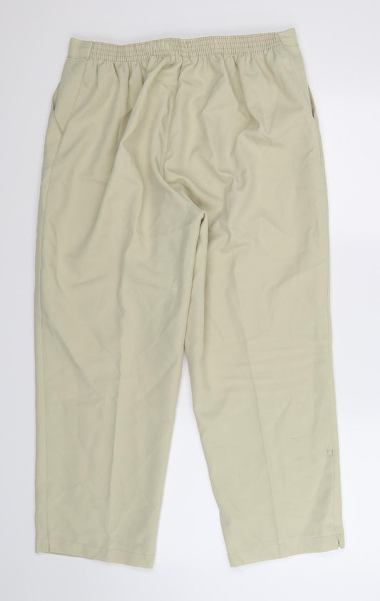 Preworn Womens Beige   Trousers  Size 20 L25 in